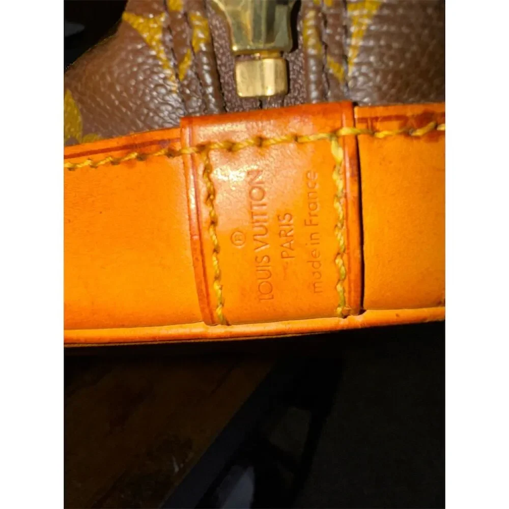 Louis Vuitton Monogram Alma PM Vintage 1994 Satchel Bag Brown with dust bag - Picture 5 of 16